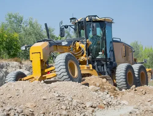 Site readiness checklist for grading work including clear ground, dry conditions and job details