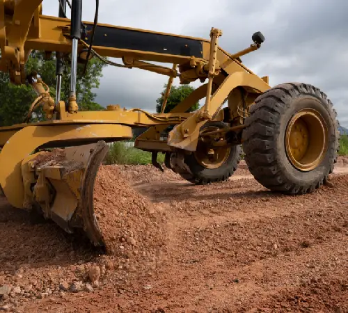 Experienced motor grader operator serving farms and construction projects